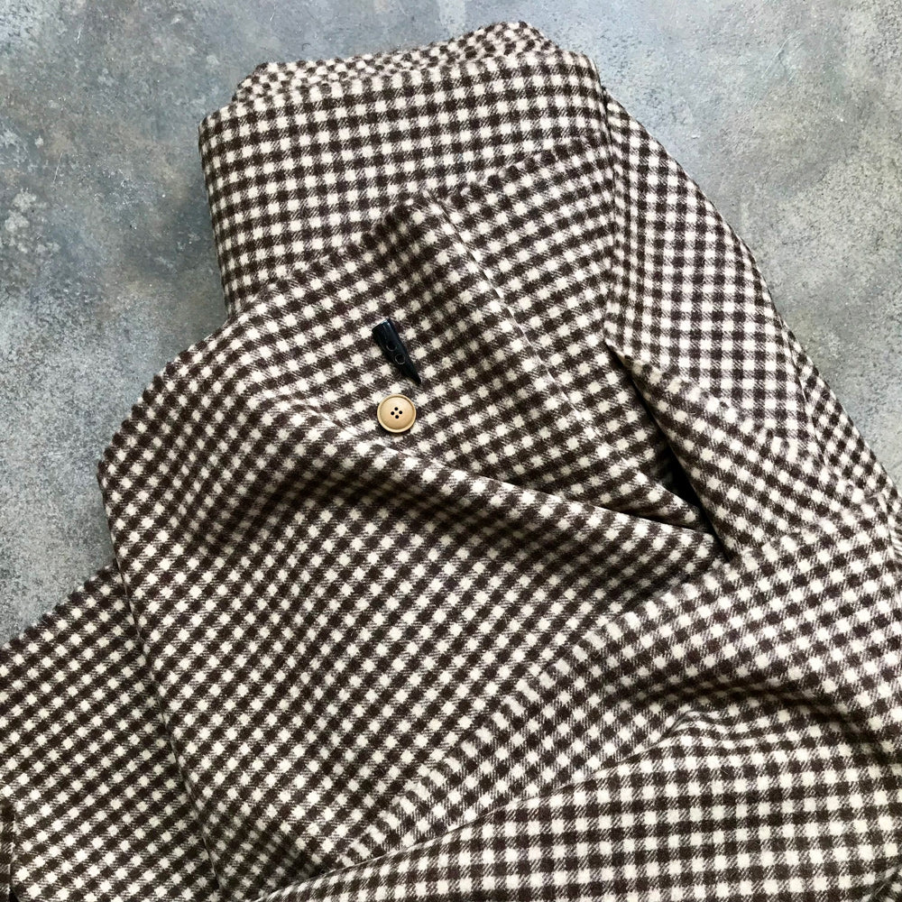 Burel thick fulled wool fabric - Image 4
