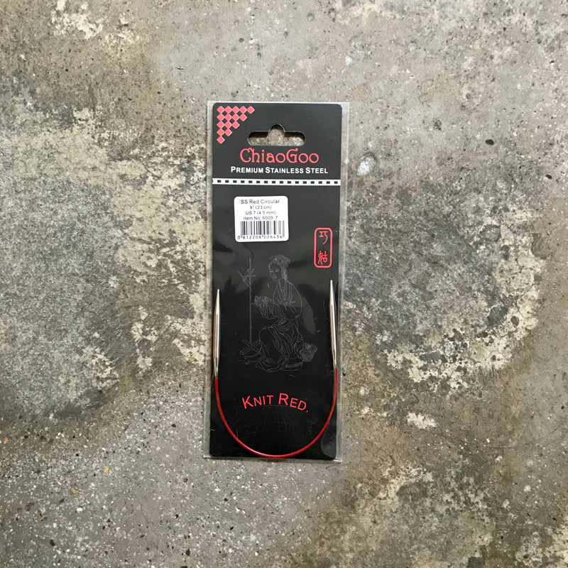 ChiaoGoo SS Red Circular metal circular needles - Image 2