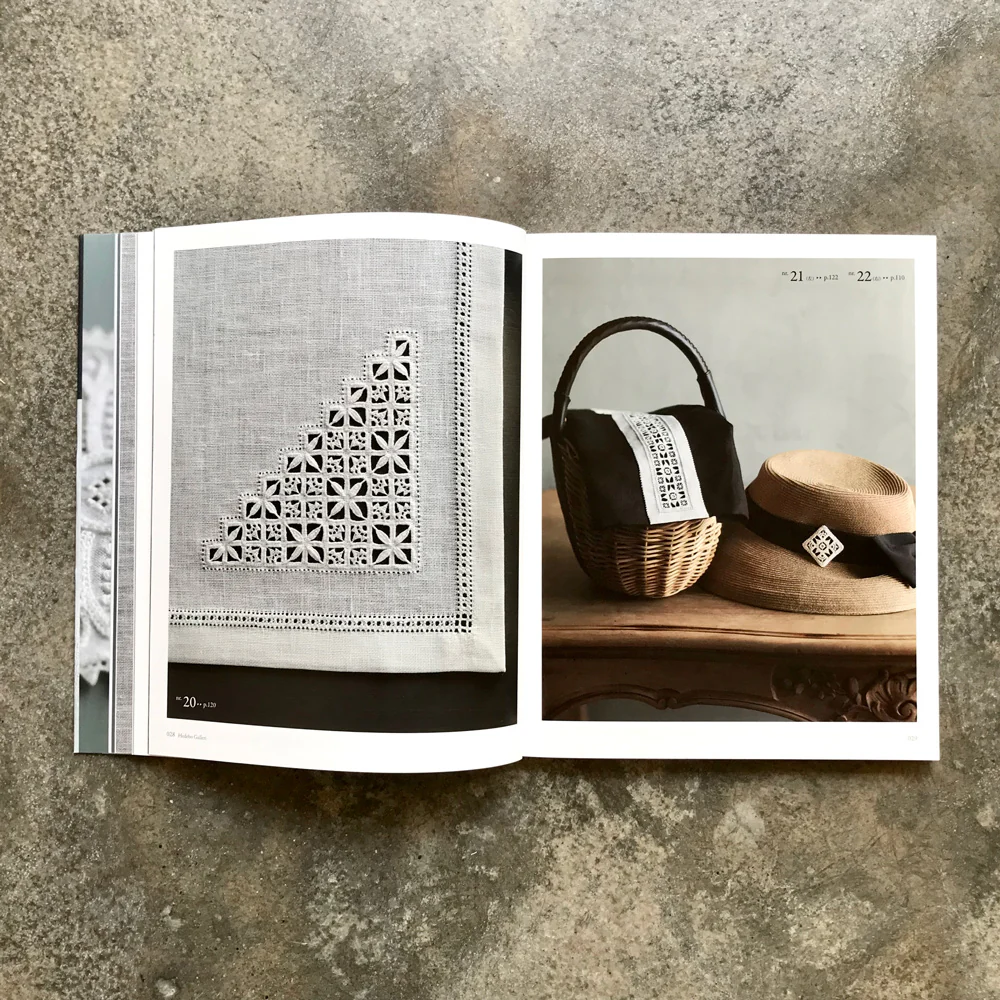 HEDEBØ: Traditional Danish white embroidery | ＨＥＤＥＢＯ　デンマーク伝統の白糸刺繍 - Image 4