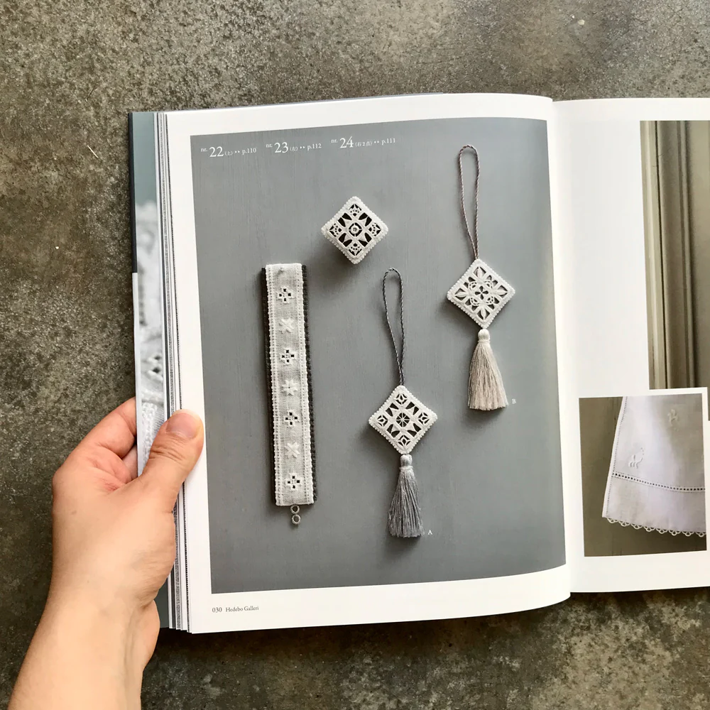 HEDEBØ: Traditional Danish white embroidery | ＨＥＤＥＢＯ　デンマーク伝統の白糸刺繍 - Image 5