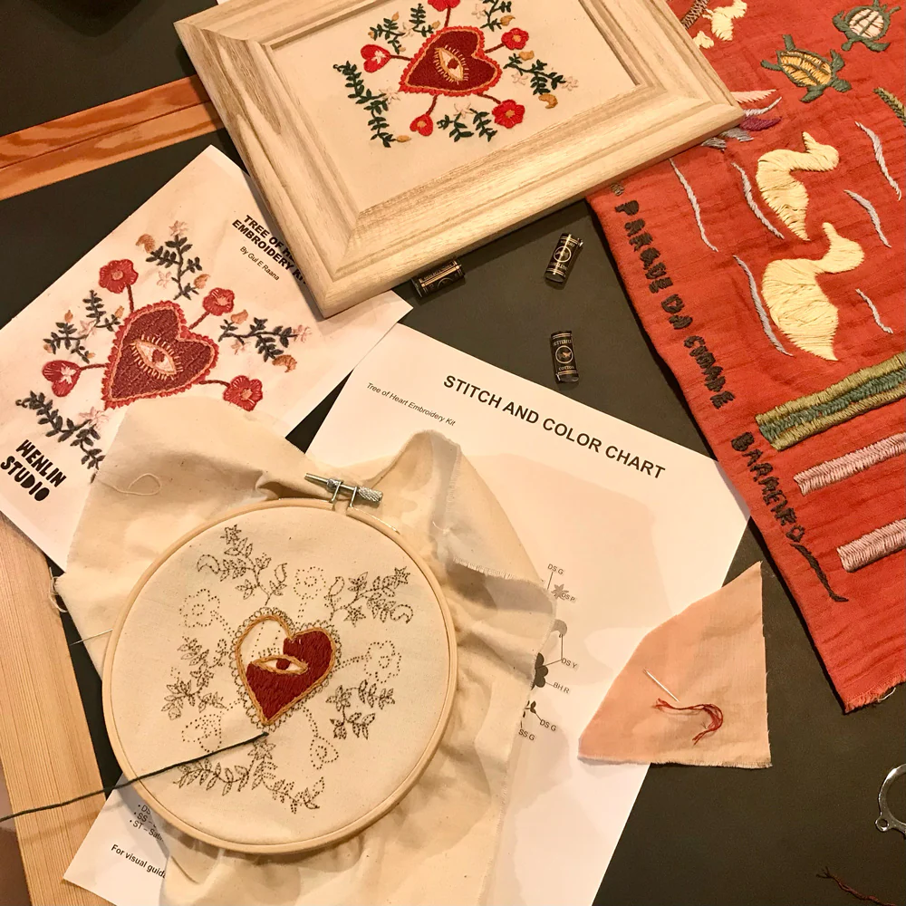 Introduction to Phulkari embroidery with Wenlin Studio - 6 JUN