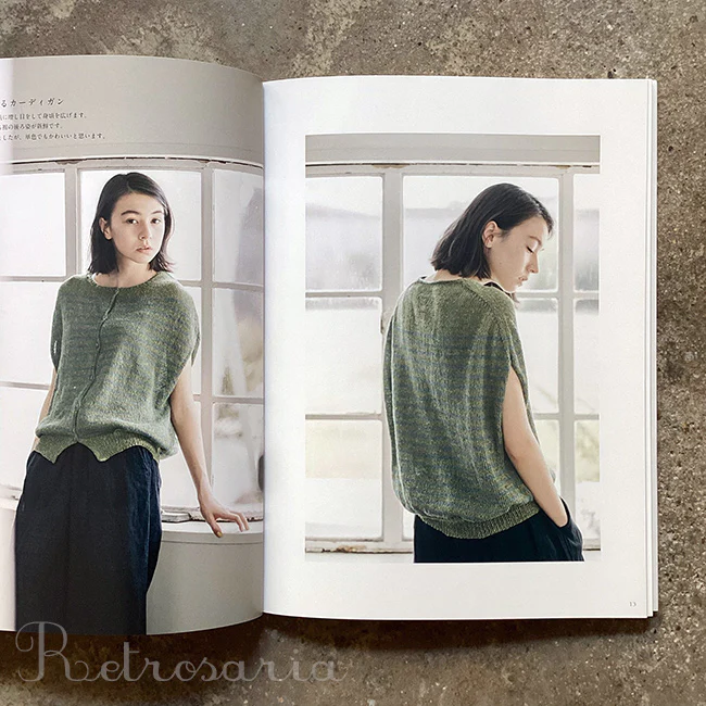 Knitting gently woven and looking beautiful | やさしく編めてきれいに見えるニットのふだん着 - Image 3