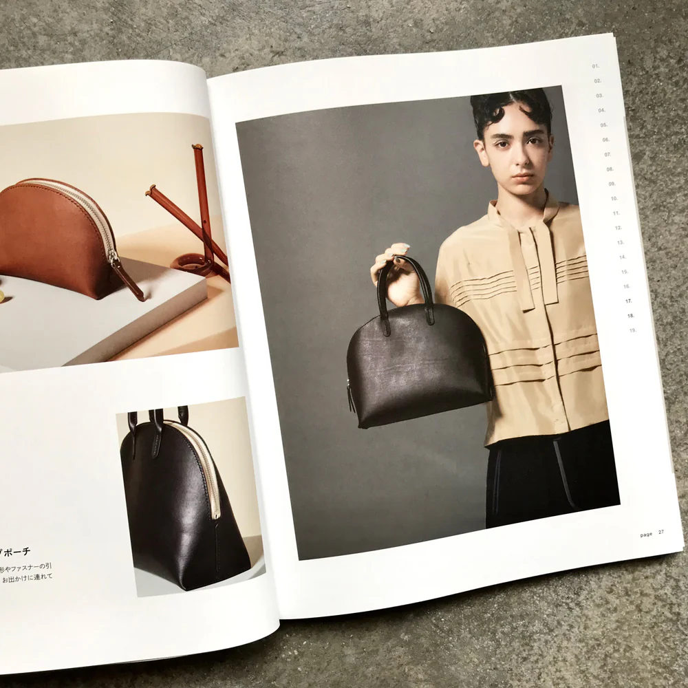 Minimalist style leather goods: 19 functional items made by hand | ミニマルスタイルの革小物: 手縫いで作る機能的な19アイテム;テヌイデツクルキノウテキナ19アイテム - Image 5
