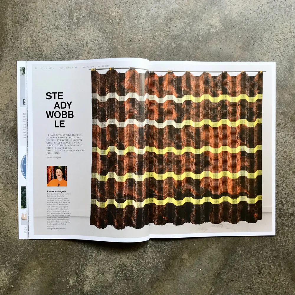 VÄV : Scandinavian Weaving Magazine issue 3 | 2025 - Image 3