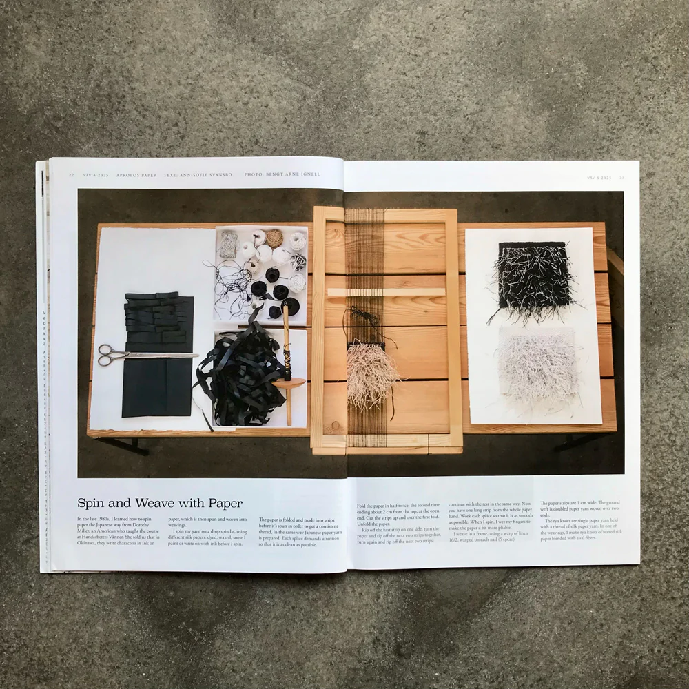 VÄV : Scandinavian Weaving Magazine issue 4 | 2025 - Image 3